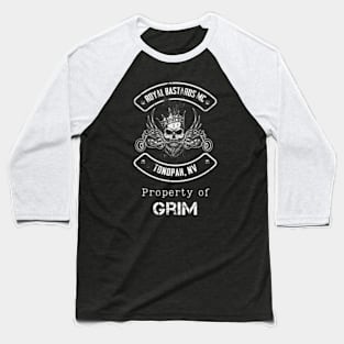 Royal Bastards MC Tonopah, NV Property Grim 2 Baseball T-Shirt